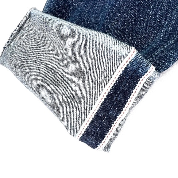 Goldsign Jenny Jeans Size 27 = 4/6 Selvedge Slim Cut Whiskering gold sign EUC - Picture 6 of 14